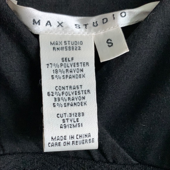 Max Studio Black Ruffled Dress - Picture 5 of 5